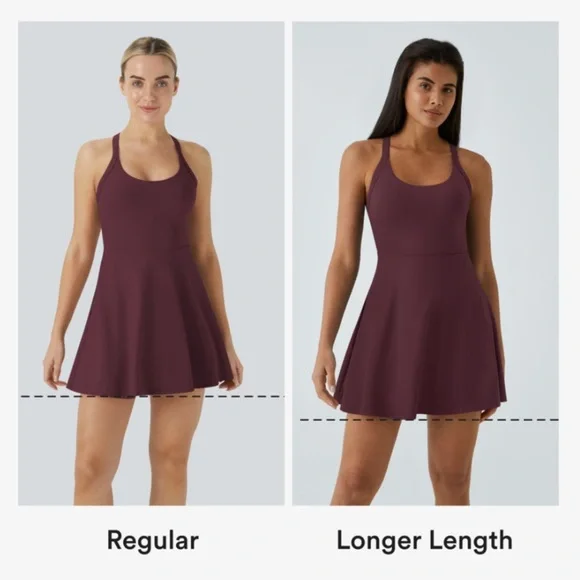 NWT HALARA Backless Twist Dance Active Dress - Easy Peezy sz XL - Picture 11 of 11